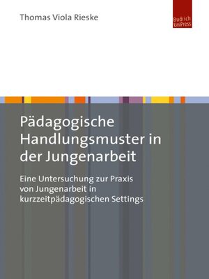 cover image of Pädagogische Handlungsmuster in der Jungenarbeit